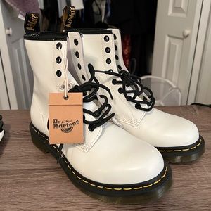 White Doc Martens Size 8